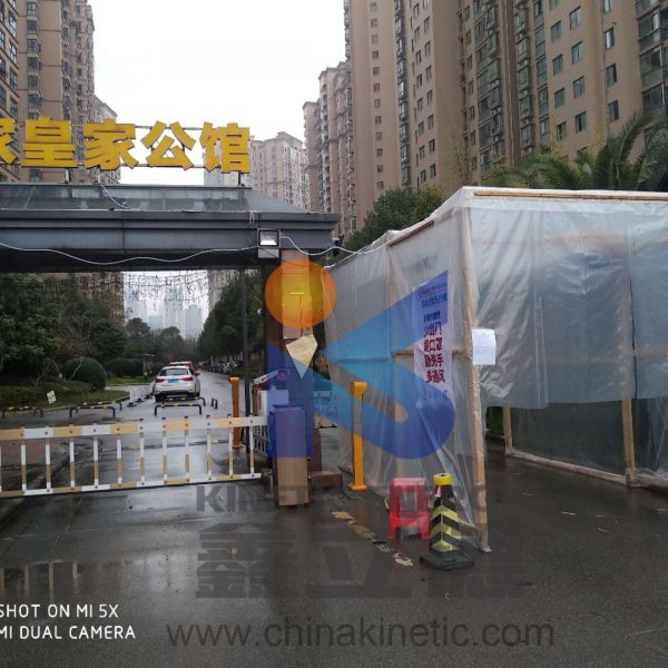 Vehicle Disinfection Channel was successfully applied to car access disinfection in a residential area in Wuhan