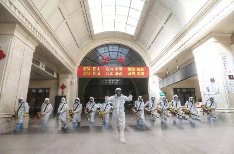 Fogging Disinfection Sprayer Machine successfully applied to Hankou railway station disinfection