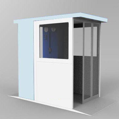 disinfection booth - the other side